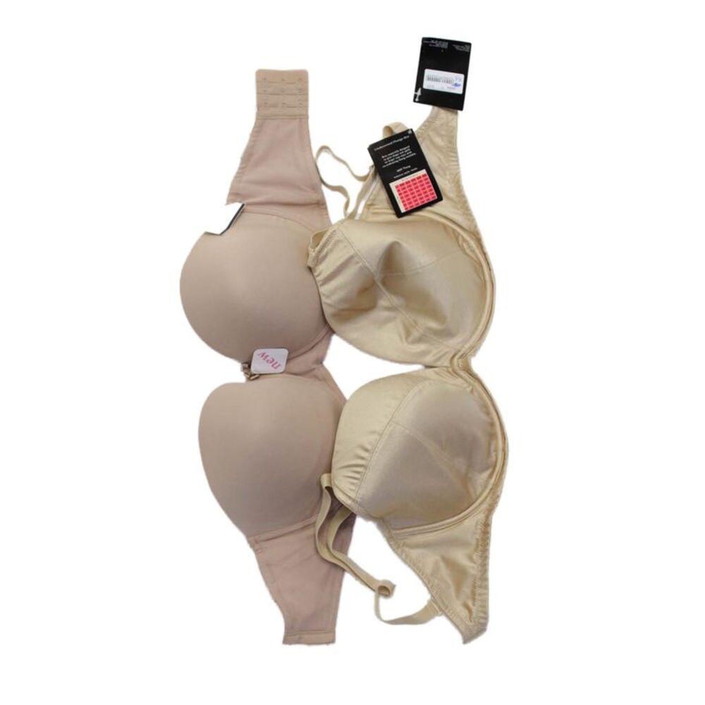 Panache Womens Strapless Bra And Basic Underwire Bra Set Beige Size 34G